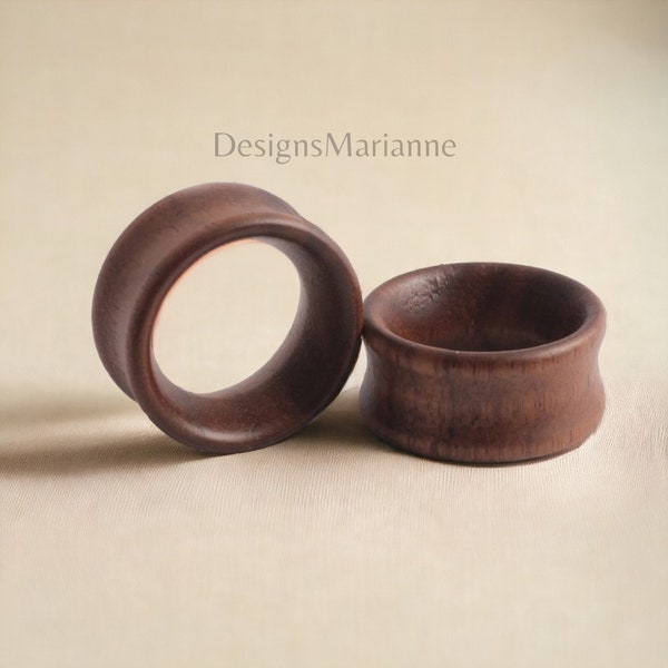 Tunnels auriculaires en bois, Tunnels pour bouchons d'oreilles, Cadeaux d'expansion d'oreilles pour lui ou elle, Bouchons d'oreilles pour lui, Bijoux de corps Piercing, Boucles d'oreilles en bois pour femmes