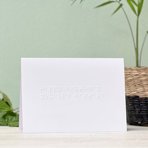 Joyeux anniversaire mon vieux bâtard - Carte d'anniversaire personnalisée amusante en braille