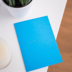 Braille Glückskarte - Tastkarte für Blinde und Sehbeeinträchtigte Menschen