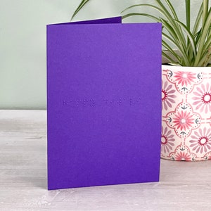 Cartão personalizado Braille Happy Diwali - Celebrações do Festival de Luz