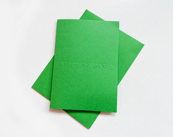 Cartão de Feliz Aniversário em Braille - Adicione uma mensagem personalizada dentro - Cartão de felicitações personalizado - Presente para cegos