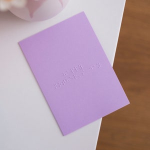 Carte en braille pour la fête des mères - carte en braille personnalisée pour maman, belle-mère, belle-mère, belle-mère, maman