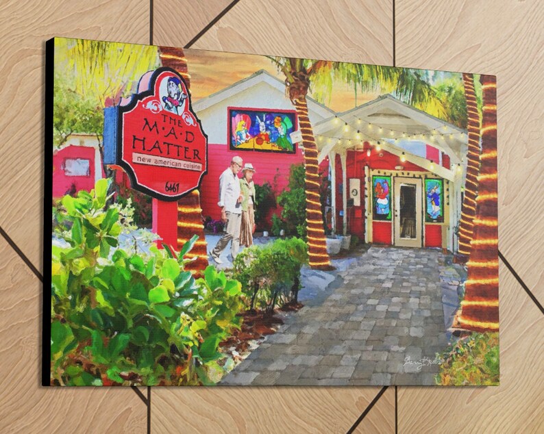 Sanibel Island Art, Mad Hatter, Captiva Print, Coastal Art, Ft Myers