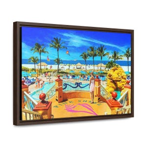 Pink Shell Resort Art: Fort Myers Beach Print or Canvas