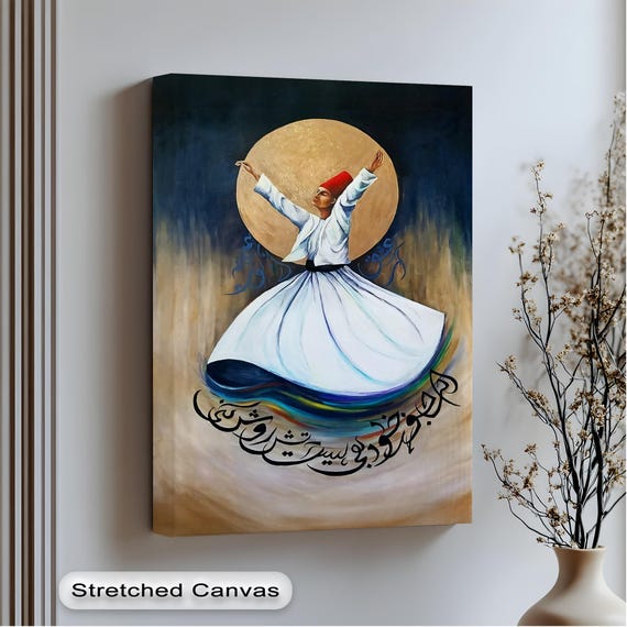 3drose Gc 63147 2 6 X 6 Inchsufi Meditation Dervish Mevlevi Prayer Semasen Semazen Spiritual Sufis Greeting Card Pack Of 12 - View #8