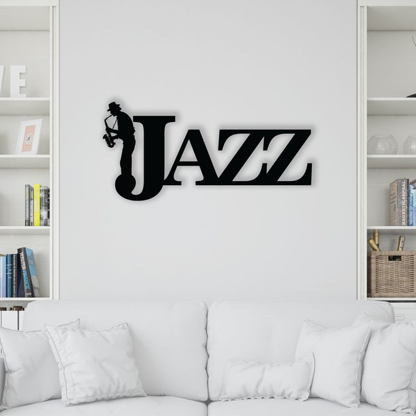 Jazz Metal Wall Art Etsy