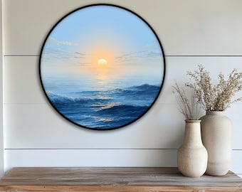 Round Canvas Wall Art