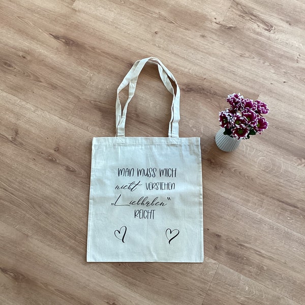 Baumwolltasche Spruch Jutebeutel