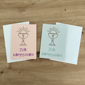Kommunion Kommunionkarten Karten Geschenk