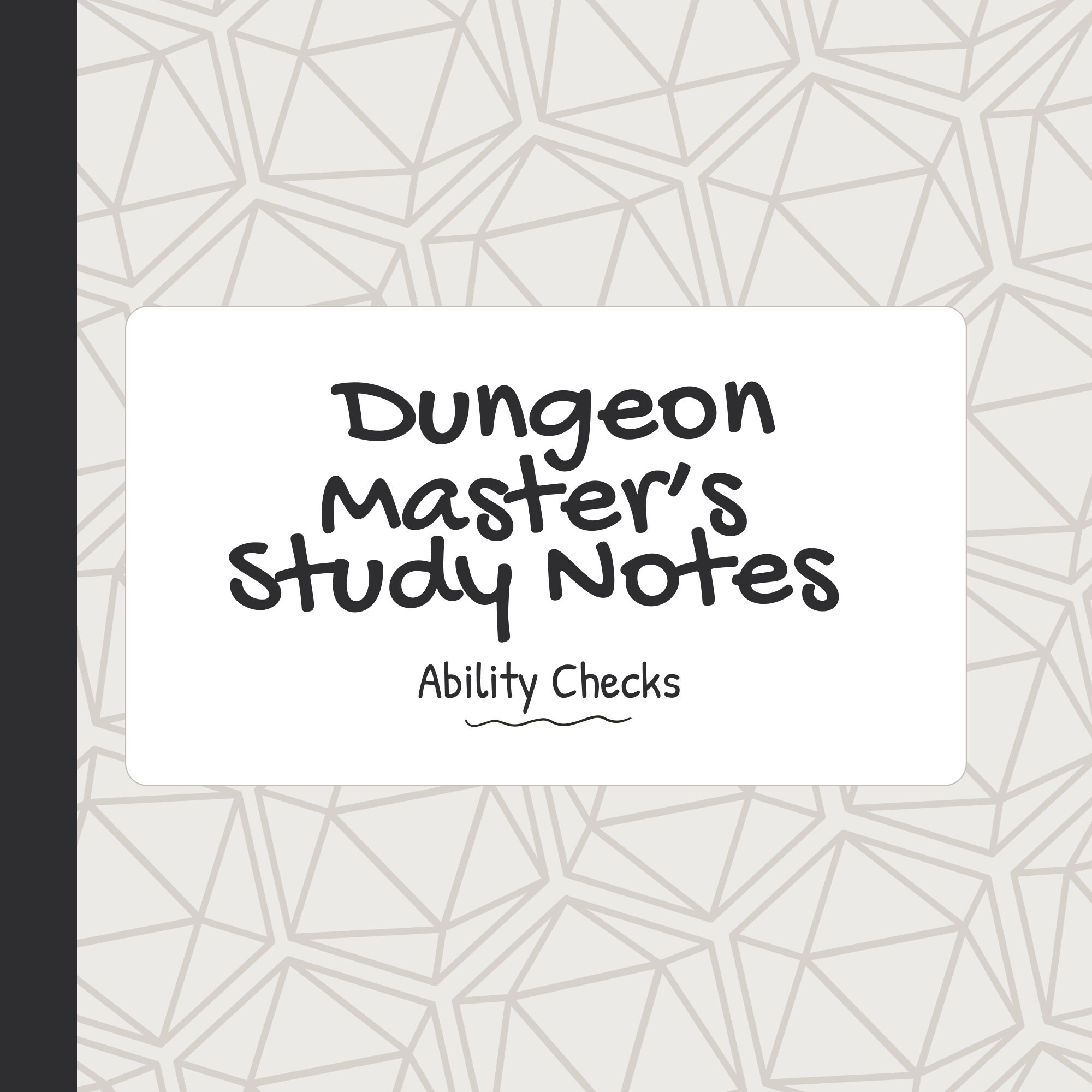 DND Ability Checks Guide | Dungeon Master DC Reference & Study Notes ...