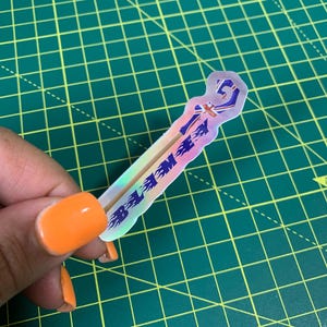 Blimey K2 Britische Kristen Applebees Stab | Holographischer Sticker