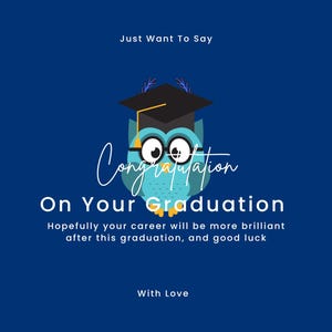 Félicitations pour l'obtention du diplôme !