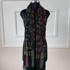 Finest Pashmina Kani Shawl for Every OccasionHandloom Multicolored Pashmina Kani Shawl | 100% Handmade | luxury item | perfect gift wrap|