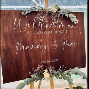 Pegatinas para el cartel de bienvenida de tu boda