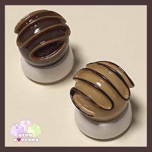 Custom Artisan Keycaps Chocolate Ball Keycaps for mechanical keyboard cute keycap