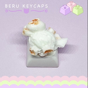 Custom Artisan Popcorn Keycaps for mechanical keyboard cute keycap Popcorn keycaps