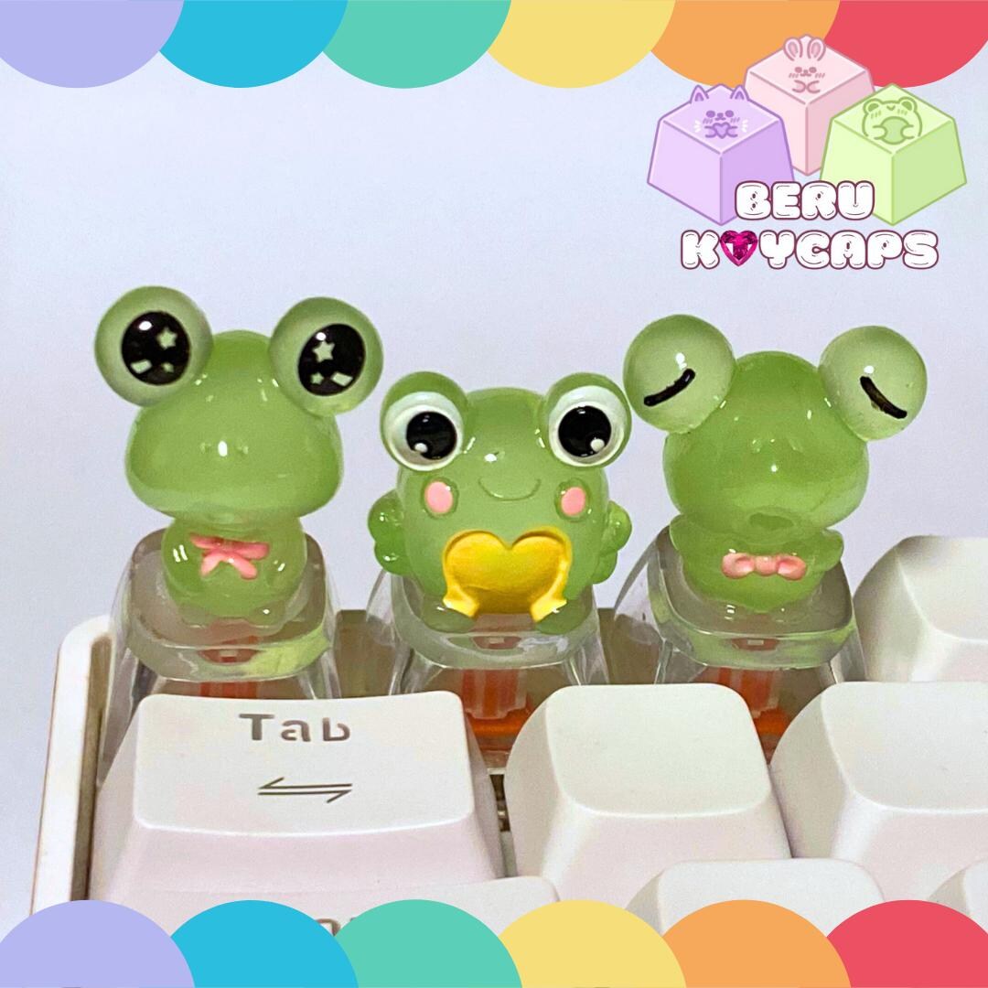 Custom Artisan Frog Keycaps for Mechanical Keyboard - Etsy