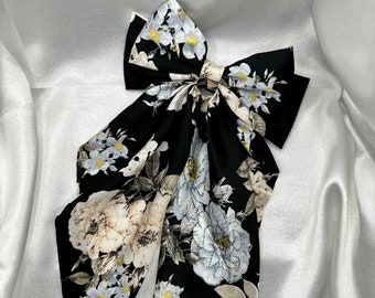 Elegant hair bow Black Spring