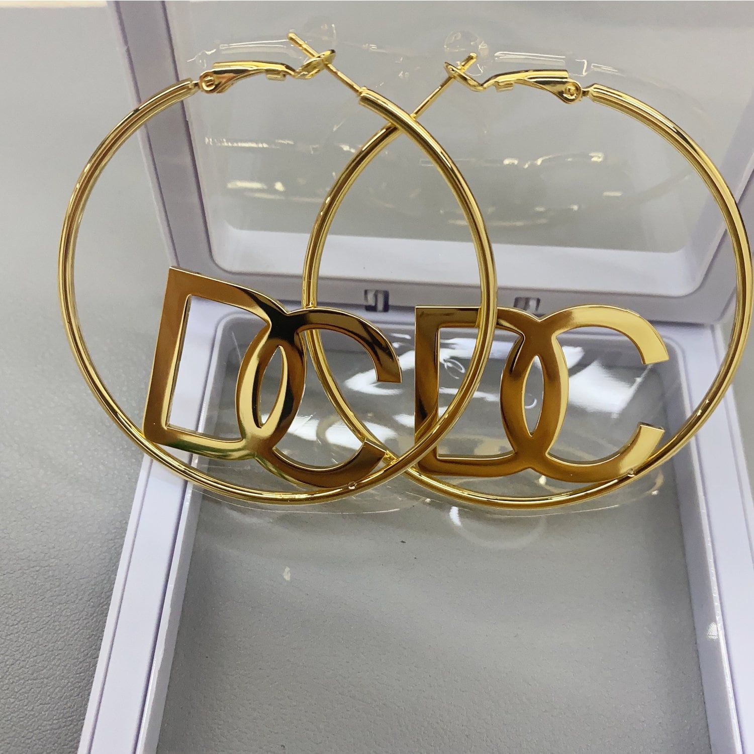 Luxe LV hoop earrings – luxelavishliving