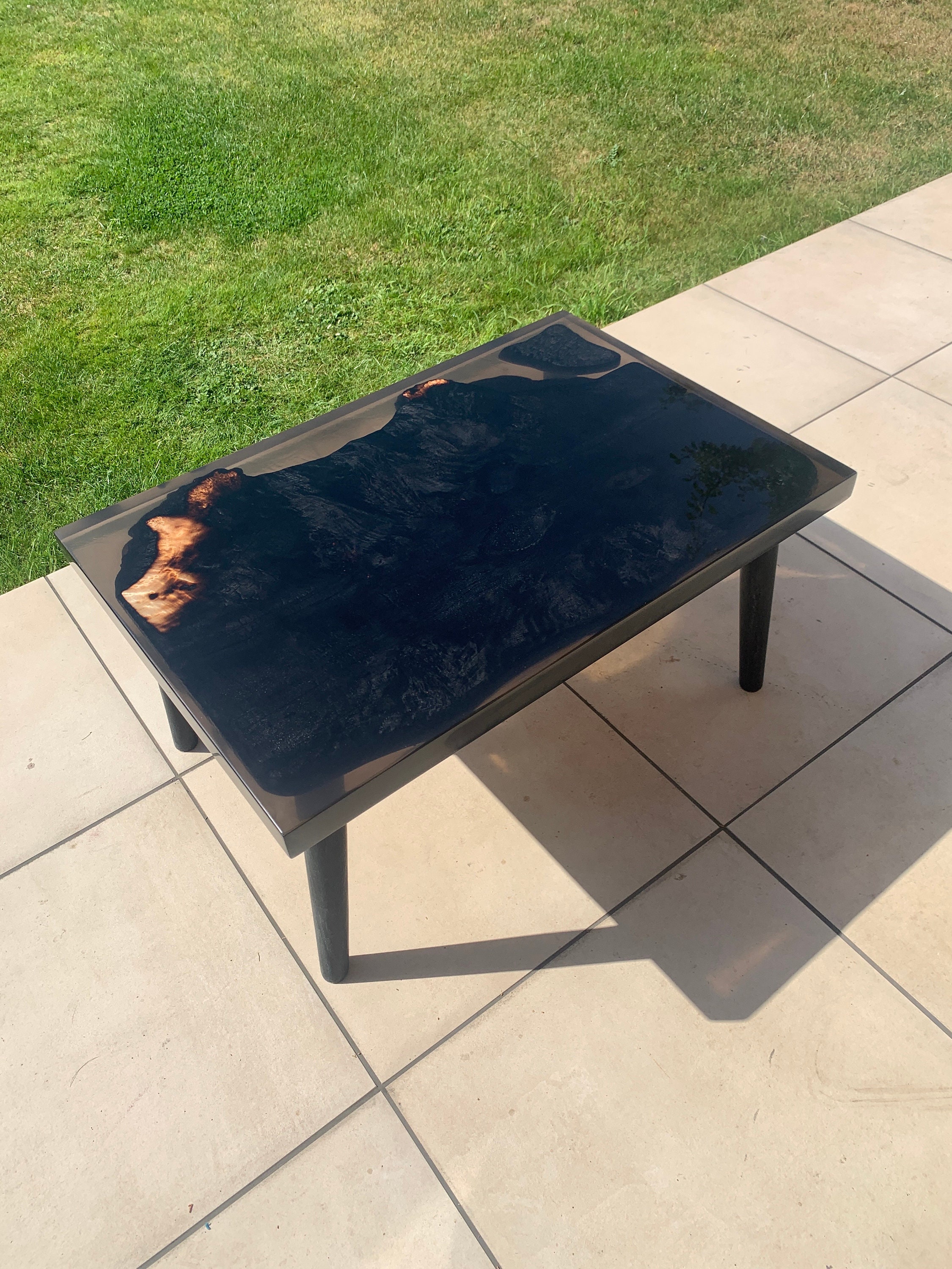 Fire epoxy table deals
