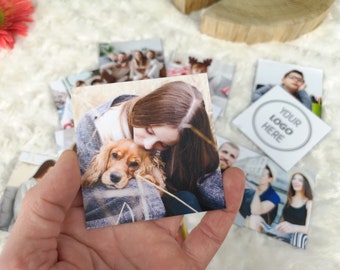 Personalized Photo Magnet with any photo - Custom Fridge Magnets - Corporate Magnet with logo - Picture Magnets - Souvenir Magnet