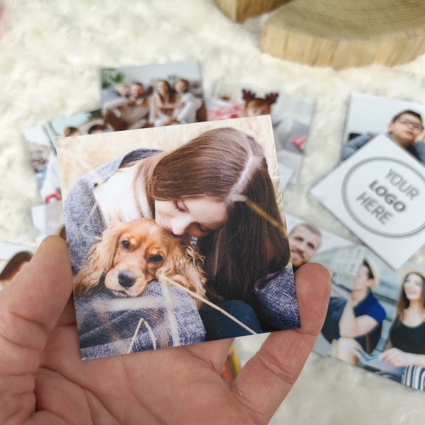 Personalized Photo Magnet with any photo - Custom Fridge Magnets - Corporate Magnet with logo - Picture Magnets - Souvenir Magnet