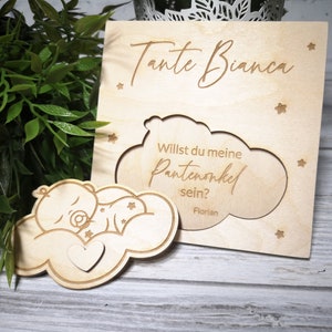 Invito madrina padrino padrino / Vuoi essere la mia proposta di madrina / Proposta di battesimo / Proposta di padrini Battesimo Idee regalo