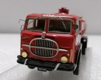 Vintage Truck FIAT 682 N2 Cisterna ESSO, Special Model Cars in 1/43 Scale, Handmade Built Factory CB Models, Made in Italy 1990