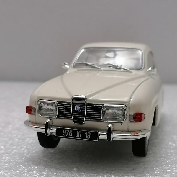 Vintage SAAB 96 V4 1970 - Rare diecast model in 1/24 scale, perfect