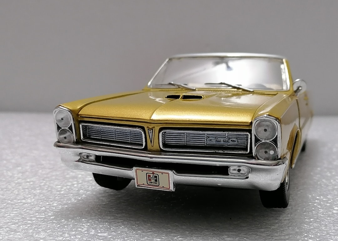 Gto Model Car Vintage PONTIAC GTO 1965 Rare Diecast Model in 1/18 Scale - Etsy