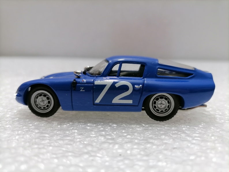 Vintage ALFA ROMEO 1600 TZ1 Coupè Zagato targa Florio 1965 Rare Diecast ...