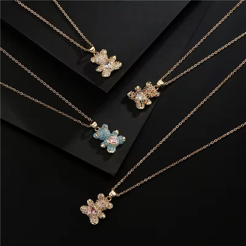 Swarovski teddy bear - Etsy 日本