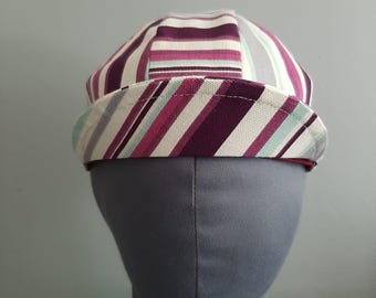 Cycling cap – handcrafted with Panama cotton and a cotton twill liner