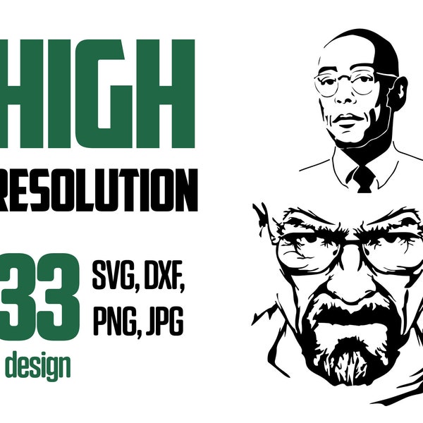 Breaking Bad SVG, 33 Clipart Bundle, Breaking Bad Clipart, Walter white, Breaking Bad PNG, Breaking Bad Digital Download