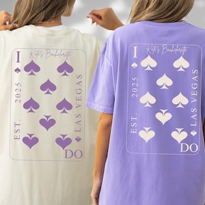 Las Vegas Bachelorette Party Shirt: Custom Casino Trip Matching Tees