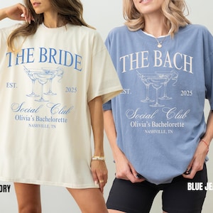 The Bach Club Bachelorette Shirts Bach Shirt Social Club Bach Club Shirts Bachelorette Party Shirts Bachelorette Shirts 1717 Comfort Colors
