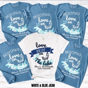 Comfort Colors® Love on the Lake Bachelorette Party Shirts, Camp Bride Comfort Colors Tees, Camping Hiking Bride, Camping Girls Trip.