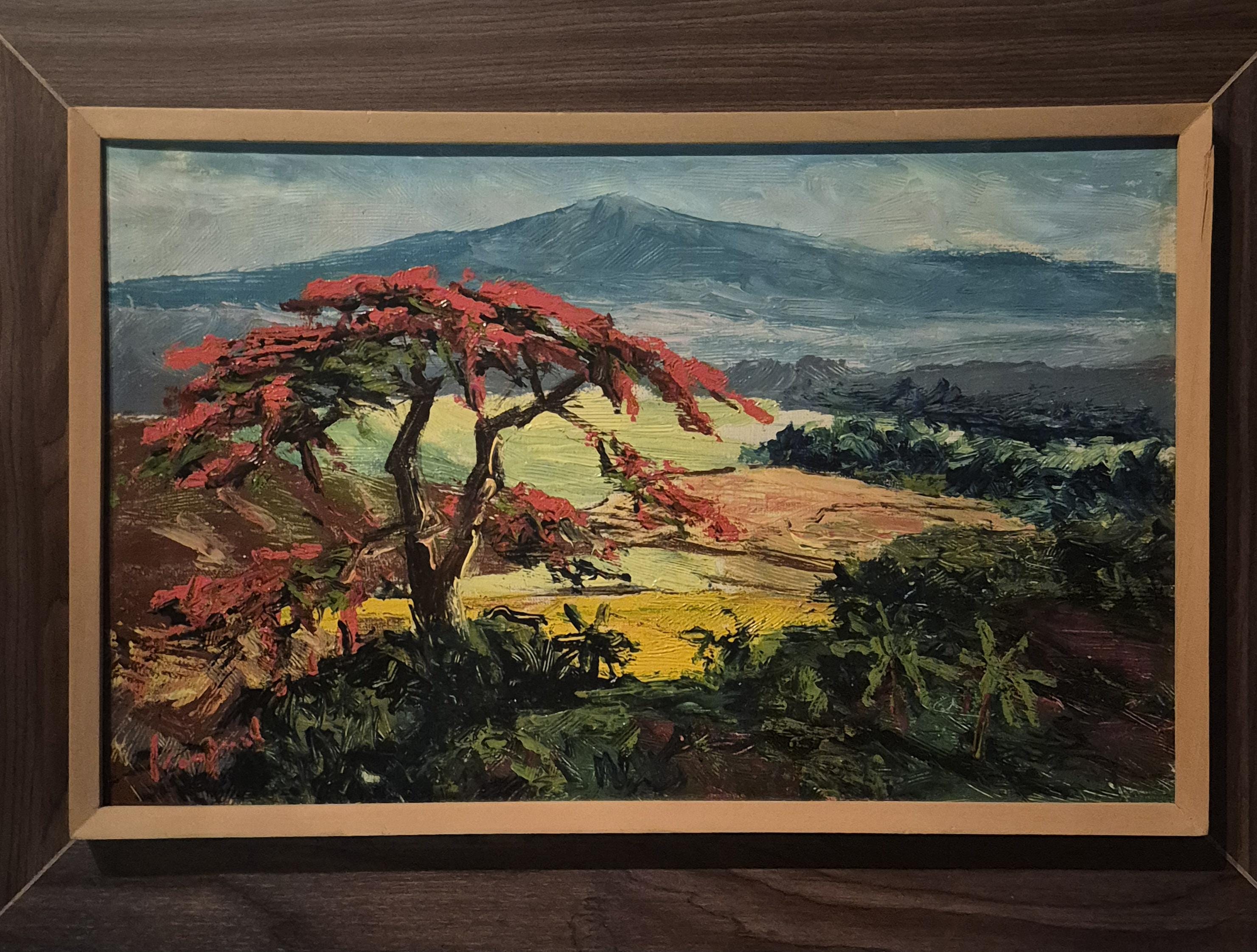 Indonesian Landscape Painting - Etsy