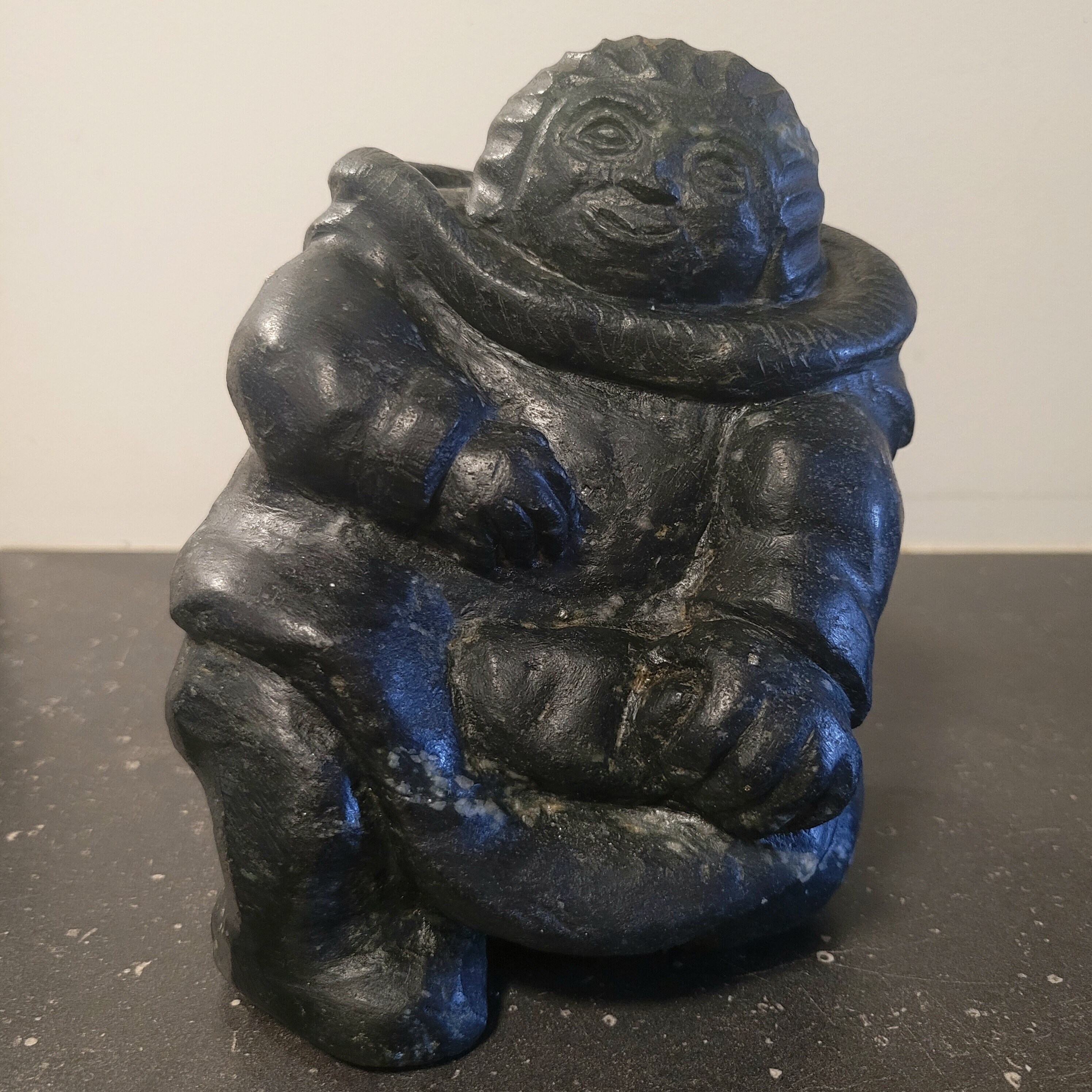 ビンテージ　シロクマ　エスキモー　ネイティブアメリカン　ハンドクラフト　彫刻 ビンテージ シロクマ エスキモー ネイティブアメリカン ハンド