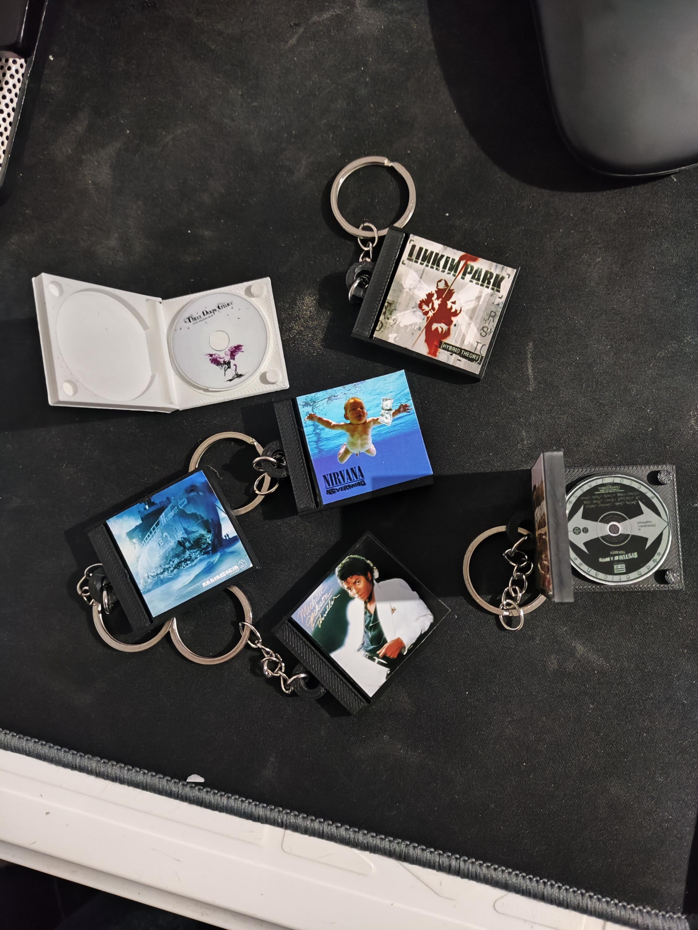Mini Cd Keychain Michael Jackson - Etsy UK