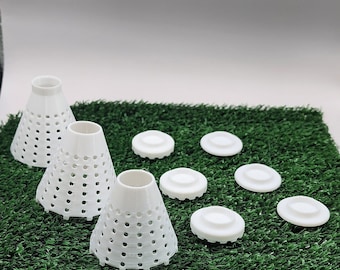 20 pc Golf mat tees flexible simulator golf mat tees for winter weather winter golf tee pack of golf tees