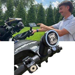 ClicGear Rovic Phone Mount for Umbrella attachment phone mount, mag safe phone mount for clic gear iphone mount for clic gear push carts