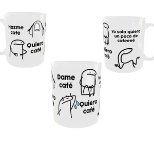 Diseño para sublimacion: Hazme cafe taza/ Flork taza/  DIGITAL DESIGN ONLY