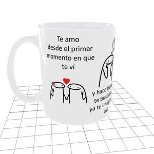 Diseño para sublimacion: Te amo Franco de Vita taza flork diseño digital- DIGITAL DESIGN ONLY
