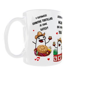 Design för sublimering: Flork-mugg / Flork-tortillas digital design