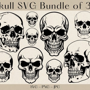 Skull SVG, Skull SVG Bundle, Skull png, Skull clipart, Skull svg files for cricut, Sugar skull svg, Skull png, Skeleton svg, Skull vector