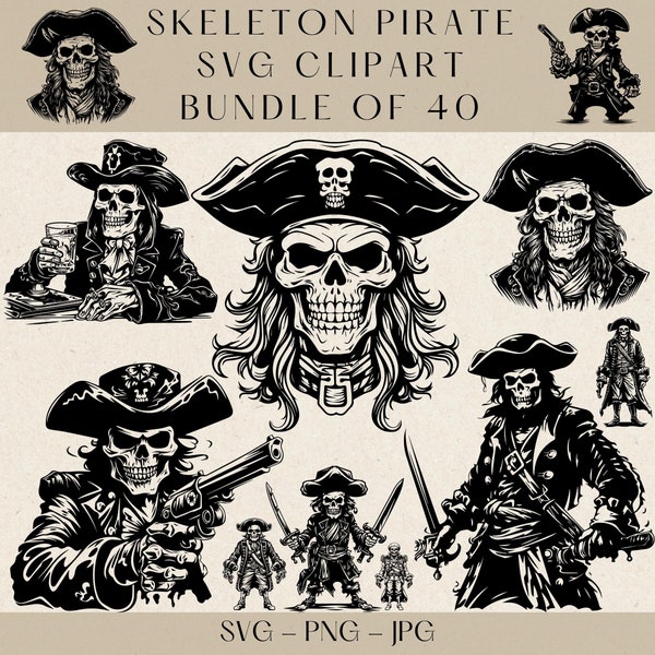 Skeleton Pirate svg, Skeleton Pirate Clipart, Skeleton svg, Skeleton Clipart, Pirate SVG, Pirate Clipart, Skeleton Png, Skull Svg, Skull Png