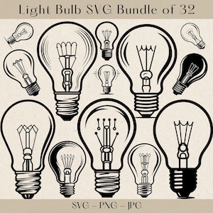 Light Bulb SVG, Bulb SVG, Lightbulb SVG, Light Bulb Clipart, Light Svg, Light Bulb, Light Bulb Vector, Light Bulb Clip Art, Light Bulb Png