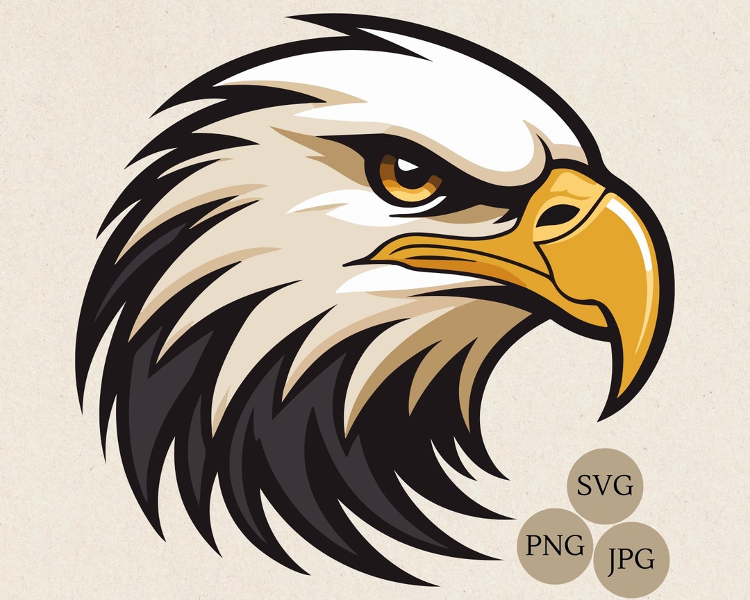 Eagle Head SVG, Eagle Head Png, Eagle Face Svg, Eagle Head Clipart ...