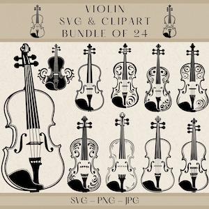Violin Svg, Violin Png, Violin Clipart, Violin Vector, Violin Silhouette, Music Svg, Music Clipart, Musical Instrument Svg, Instrument Svg